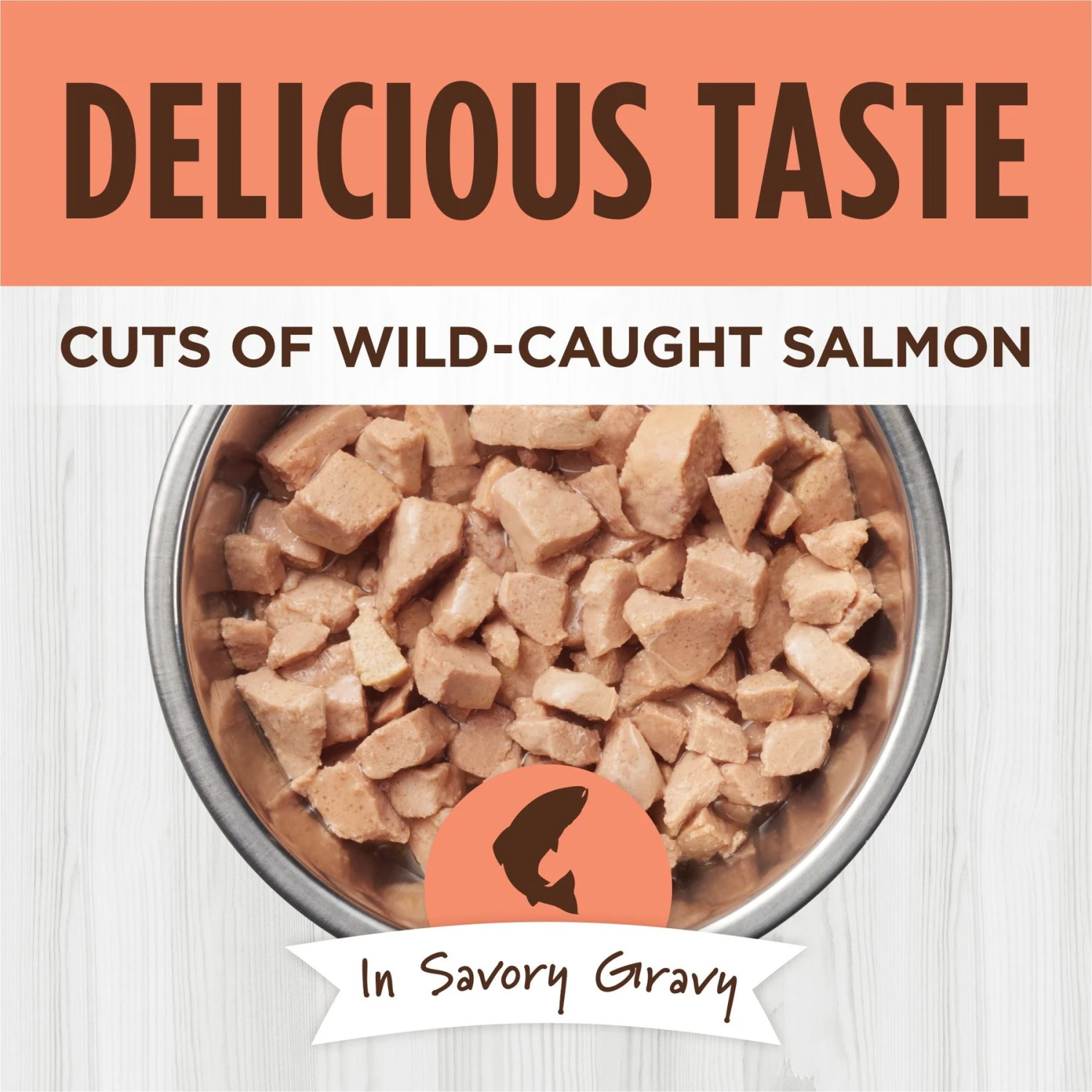 Instinct Healthy Cravings Grain-Free Cuts & Gravy Real Salmon Recipe Wet Cat Food Topper 5 Instinct Healthy Cravings Grain-Free Cuts & Gravy Real Salmon Recipe Wet Cat Food Topper - Image 3