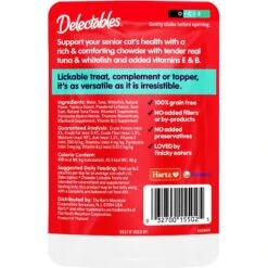 Hartz Delectables Chowder Senior 10+ Tuna & Whitefish Cat Treat -Trixie || Catit || Nature's Miracle Shop 124109 PT2. AC SS1800 V1665004373