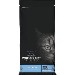 World's Best Zero Mess Unscented Clumping Corn Cat Litter