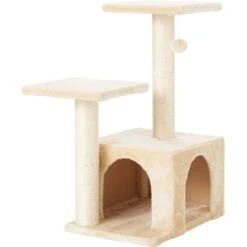 Frisco 28-in Faux Fur Cat Tree & Condo -Trixie || Catit || Nature's Miracle Shop 128073 PT5. AC SS1800 V1584453205