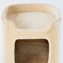 Frisco 24-in 2-Story Faux Fur Cat Condo -Trixie || Catit || Nature's Miracle Shop 128083 PT2. AC SS1800 V1584452521