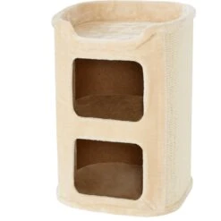 Frisco 24-in 2-Story Faux Fur Cat Condo -Trixie || Catit || Nature's Miracle Shop 128083 PT5. AC SS1800 V1584453167