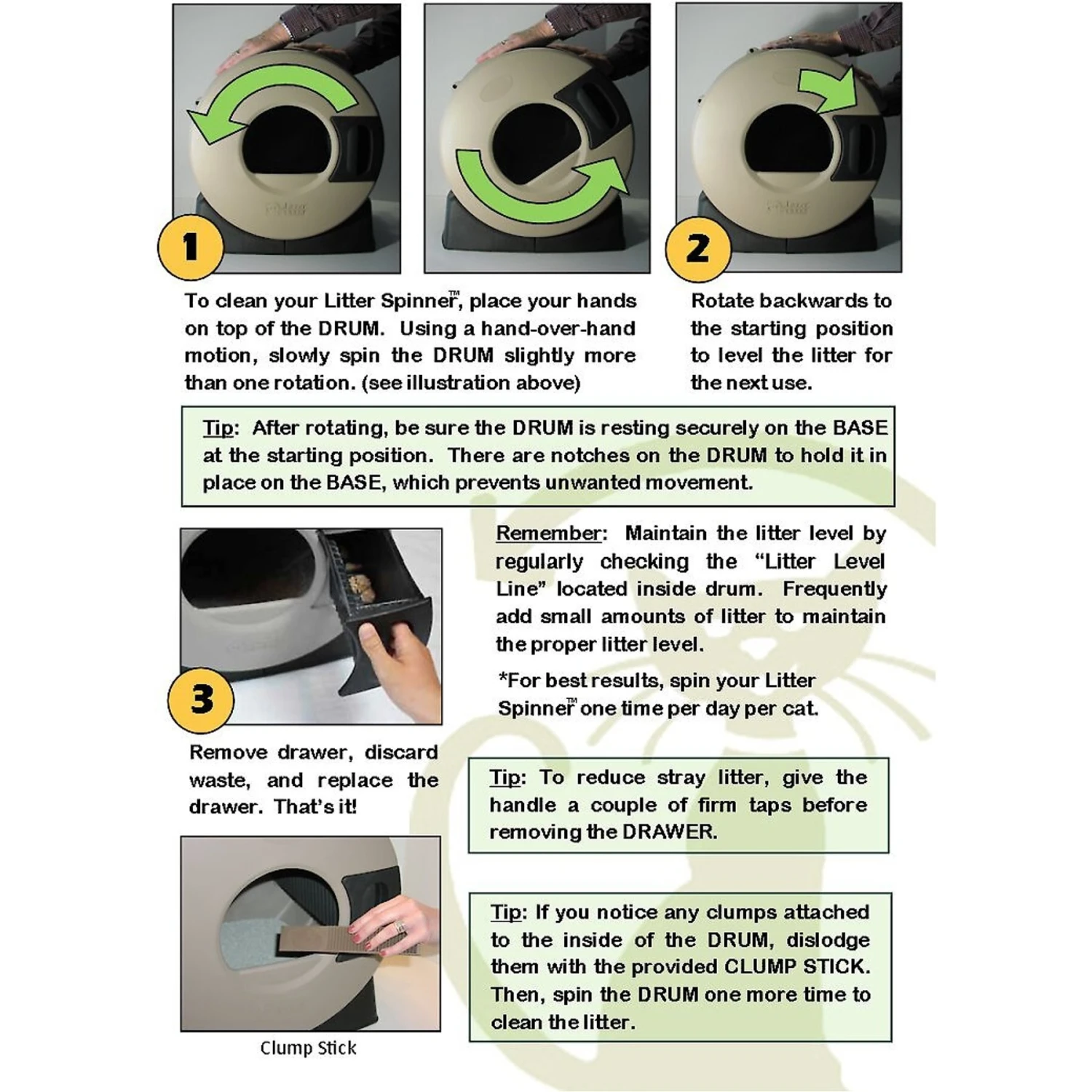 Litter Spinner Cat Litter Box For Small Cats 6 Litter Spinner Cat Litter Box For Small Cats - Image 4