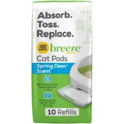 Tidy Cats Breeze Spring Clean Scented Litter System Cat Pads