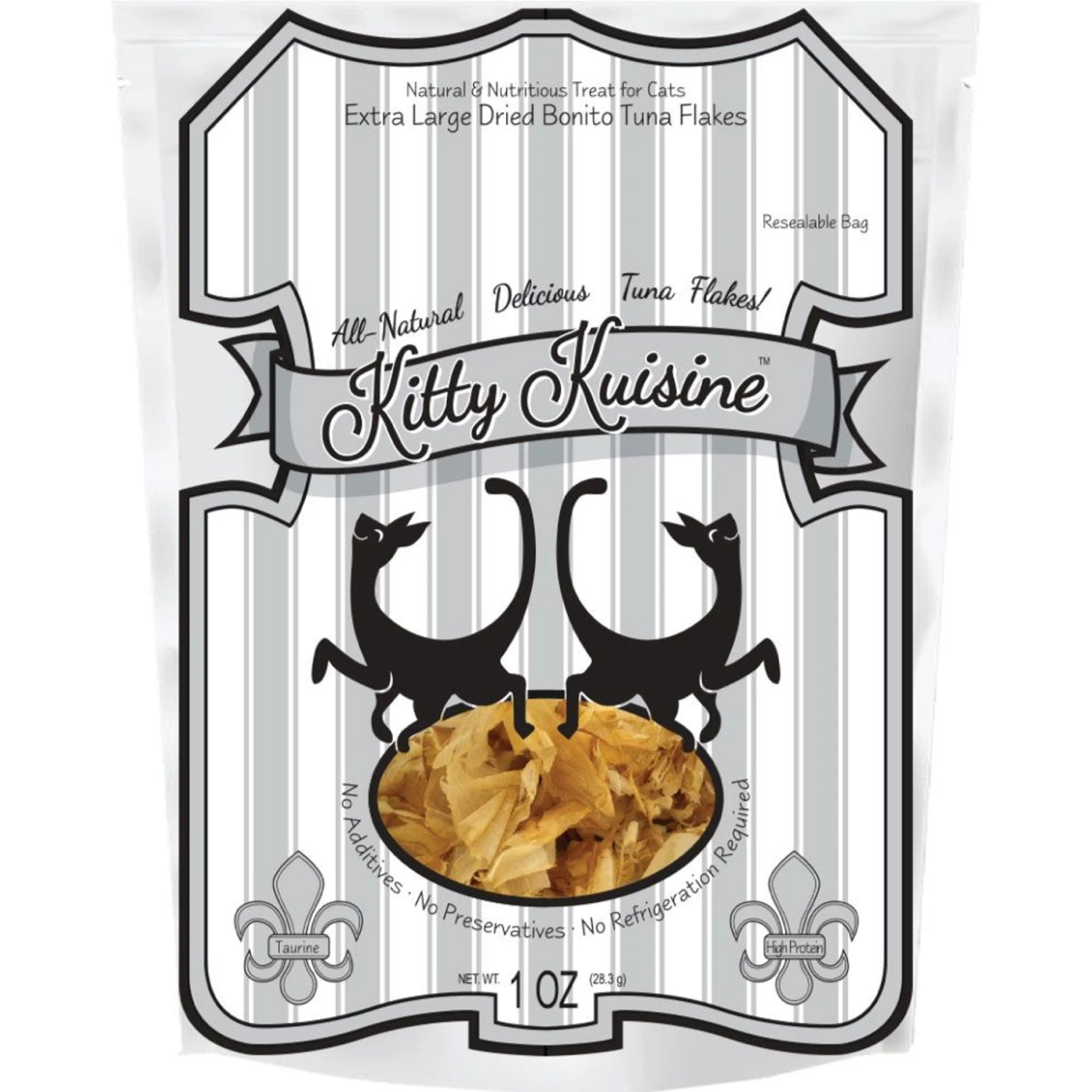 Kitty Kuisine Dried Bonito Tuna Flakes Cat Treat 3 Kitty Kuisine Dried Bonito Tuna Flakes Cat Treat