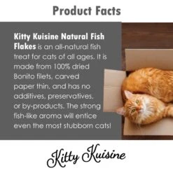 Kitty Kuisine Dried Bonito Tuna Flakes Cat Treat 14 Kitty Kuisine Dried Bonito Tuna Flakes Cat Treat -Trixie || Catit || Nature's Miracle Shop 139973 PT4. AC SS1800 V1686758663