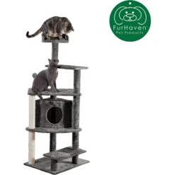 Tiger Tough Platform House Playground 59.8-in Faux Fur Cat Tree & Condo 12 Tiger Tough Platform House Playground 59.8-in Faux Fur Cat Tree & Condo -Trixie || Catit || Nature's Miracle Shop 140766 PT3. AC SS1800 V1618279936