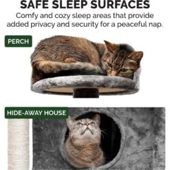 Tiger Tough Platform House Playground 59.8-in Faux Fur Cat Tree & Condo 15 Tiger Tough Platform House Playground 59.8-in Faux Fur Cat Tree & Condo -Trixie || Catit || Nature's Miracle Shop 140766 PT6. AC SS1800 V1618280523