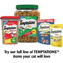 Temptations Classic Variety Pack Creamy Dairy, Tempting Tuna, Shrimpy Shrimp & Tantalizing Turkey Flavor Soft & Crunchy Cat Treats, 6.3-oz, Case Of 6 -Trixie || Catit || Nature's Miracle Shop 141039 PT4. AC SS1800 V1571280103