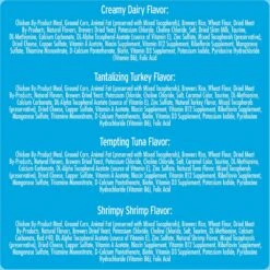 Temptations Classic Variety Pack Creamy Dairy, Tempting Tuna, Shrimpy Shrimp & Tantalizing Turkey Flavor Soft & Crunchy Cat Treats, 6.3-oz, Case Of 6 -Trixie || Catit || Nature's Miracle Shop 141039 PT6. AC SS1800 V1571280118