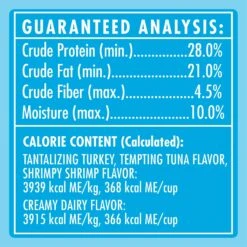 Temptations Classic Variety Pack Creamy Dairy, Tempting Tuna, Shrimpy Shrimp & Tantalizing Turkey Flavor Soft & Crunchy Cat Treats, 6.3-oz, Case Of 6 -Trixie || Catit || Nature's Miracle Shop 141039 PT7. AC SS1800 V1571280136