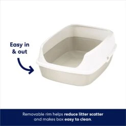 Frisco Open Top Cat Litter Box With Rim, Large 8 Frisco Open Top Cat Litter Box With Rim, Large -Trixie || Catit || Nature's Miracle Shop 141378 PT2. AC SS1800 V1675279932