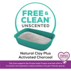 Tidy Cats Free & Clean Unscented Clumping Clay Cat Litter -Trixie || Catit || Nature's Miracle Shop 141397 PT3. AC SS1800 V1701880989