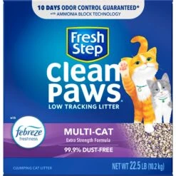 Fresh Step Clean Paws Multi-Cat Scented Clumping Cat Litter -Trixie || Catit || Nature's Miracle Shop 141506 PT6. AC SS1800 V1695137973