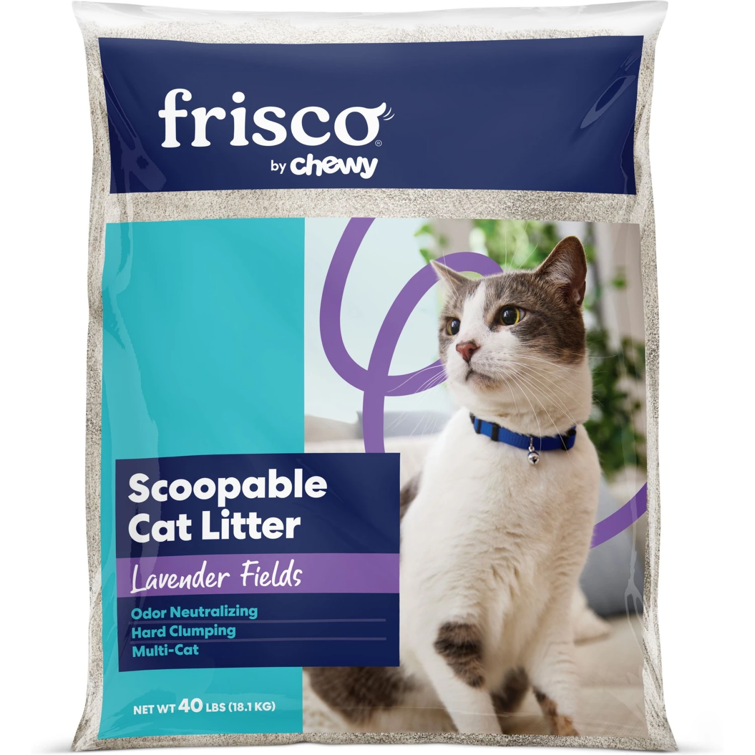 Frisco Lavender Fields Scented Clumping Clay Cat Litter, 40-lb Bag 3 Frisco Lavender Fields Scented Clumping Clay Cat Litter, 40-lb Bag