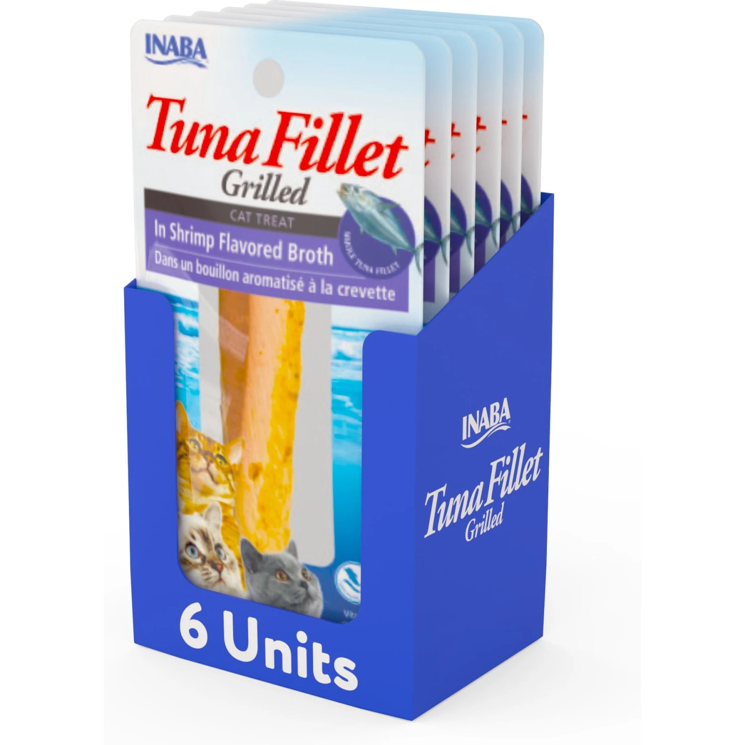 Inaba Ciao Grain-Free Grilled Tuna Fillet In Shrimp Flavored Broth Cat Treat 3 Inaba Ciao Grain-Free Grilled Tuna Fillet In Shrimp Flavored Broth Cat Treat