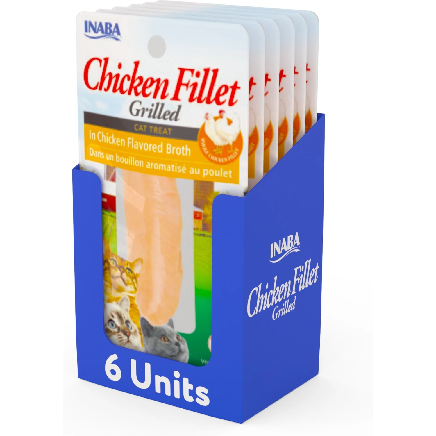 Inaba Grilled Chicken Fillet In Chicken Flavored Broth Grain-Free Cat Treat 3 Inaba Grilled Chicken Fillet In Chicken Flavored Broth Grain-Free Cat Treat