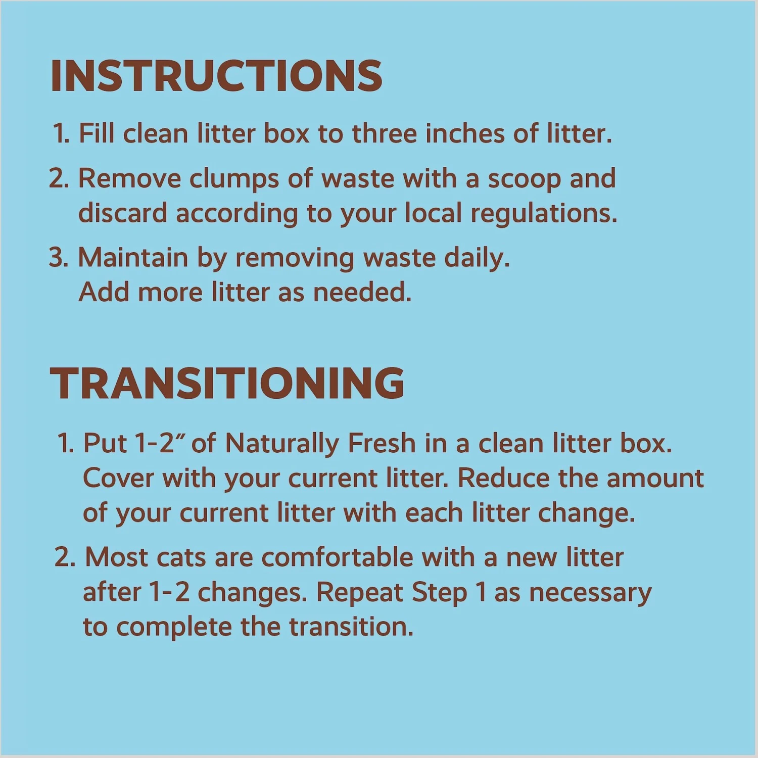 Naturally Fresh Multi-Cat Fresh Unscented Clumping Walnut Cat Litter 9 Naturally Fresh Multi-Cat Fresh Unscented Clumping Walnut Cat Litter - Image 7