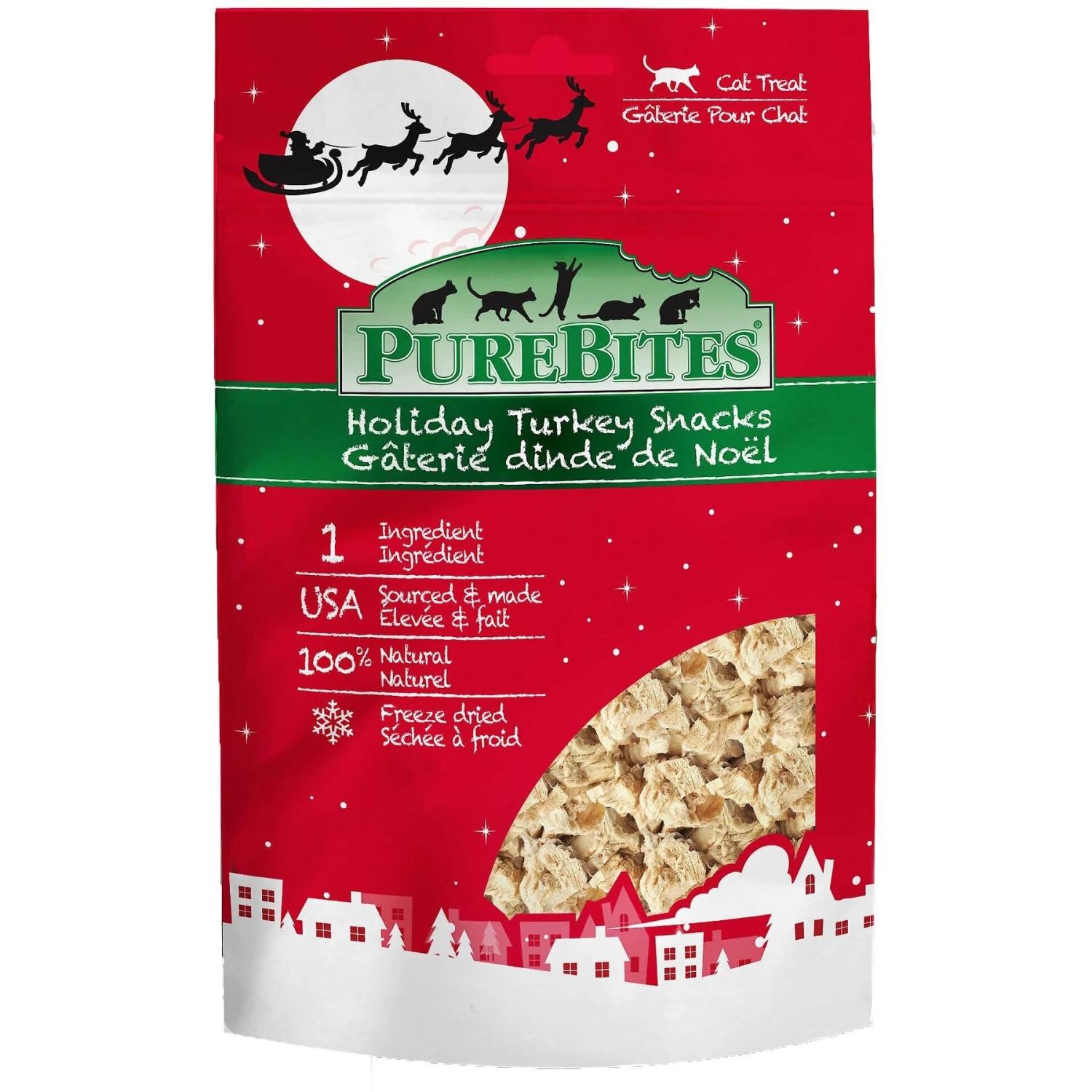 PureBites Holiday Turkey Freeze-Dried Cat Treats, 0.81-oz Bag 3 PureBites Holiday Turkey Freeze-Dried Cat Treats, 0.81-oz Bag