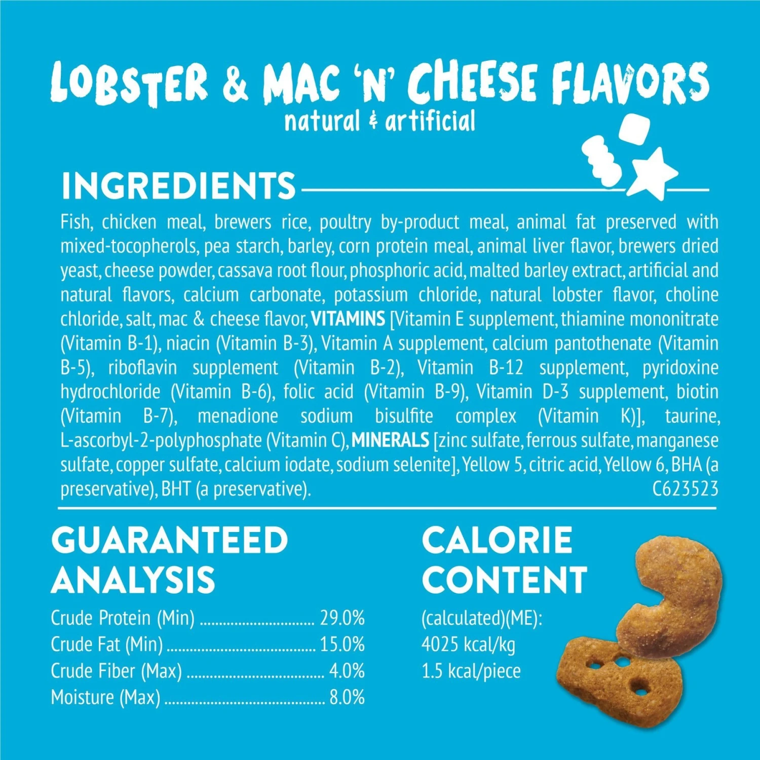 Friskies Party Mix Lobster & Mac 'N' Cheese Flavors Crunchy Cat Treats 8 Friskies Party Mix Lobster & Mac 'N' Cheese Flavors Crunchy Cat Treats - Image 6