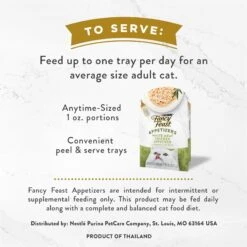 Fancy Feast Appetizers White Meat Chicken In A Savory Tuna Broth Lickable Cat Treats -Trixie || Catit || Nature's Miracle Shop 149610 PT8. AC SS1800 V1696264429
