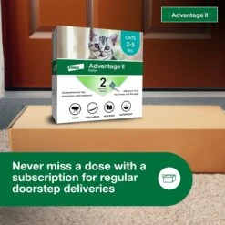 Advantage II Flea Spot Treatment For Cats, 2-5 Lbs -Trixie || Catit || Nature's Miracle Shop 150600 PT8. AC SS1800 V1680188171