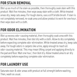 Nature's Miracle Cat Oxy Formula Set-In Stain Destroyer & Odor Remover Spray -Trixie || Catit || Nature's Miracle Shop 152168 PT5. AC SS1800 V1701114550