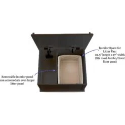 Designer Pet Products Catbox Enclosure Litter Box -Trixie || Catit || Nature's Miracle Shop 152533 PT6. AC SS1800 V1537801330