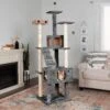 Tiger Tough Double Decker Playground 69.3-in Faux Fur Cat Tree & Condo