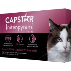 Capstar Flea Oral Treatment For Cats, 2-25 Lbs