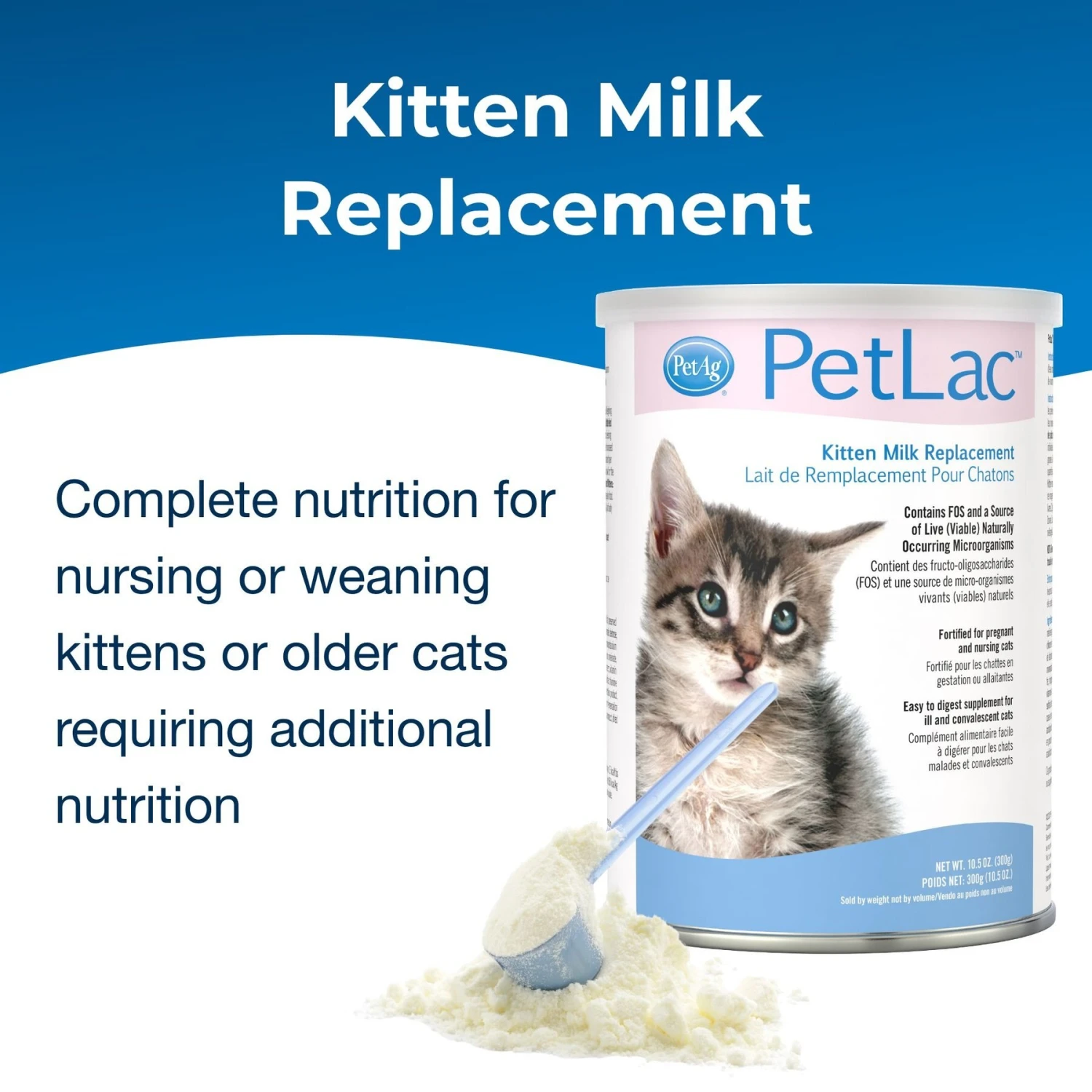 PetAg PetLac Kitten Milk Replacement Powder 4 PetAg PetLac Kitten Milk Replacement Powder - Image 2