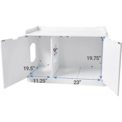 Frisco Decorative Bench Cat Litter Box Cover -Trixie || Catit || Nature's Miracle Shop 156788 PT4. AC SS1800 V1570480051