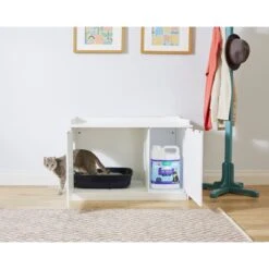 Frisco Decorative Bench Cat Litter Box Cover -Trixie || Catit || Nature's Miracle Shop 156788 PT5. AC SS1800 V1570480032