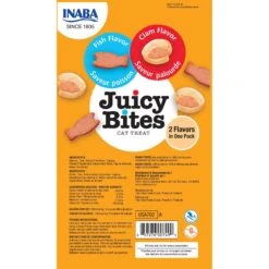 Inaba Juicy Bites Fish & Clam Flavor Soft & Chewy Cat Treats, 0.4-oz Pouch, 3 Count 10 Inaba Juicy Bites Fish & Clam Flavor Soft & Chewy Cat Treats, 0.4-oz Pouch, 3 Count -Trixie || Catit || Nature's Miracle Shop 157647 PT1. AC SS1800 V1663797266