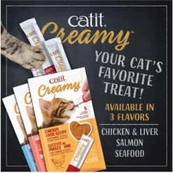 Catit Creamy Chicken & Liver Flavor Lickable Cat Treats 17 Catit Creamy Chicken & Liver Flavor Lickable Cat Treats -Trixie || Catit || Nature's Miracle Shop 160668 PT7. AC SS1800 V1550767511