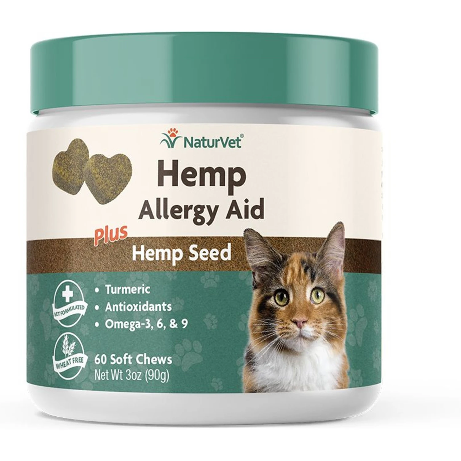 NaturVet Hemp Soft Chews Allergy Supplement For Cats 3 NaturVet Hemp Soft Chews Allergy Supplement For Cats