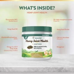NaturVet Hemp Soft Chews Joint Supplement For Cats -Trixie || Catit || Nature's Miracle Shop 162224 PT4. AC SS1800 V1698697349