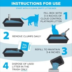 Arm & Hammer Litter Cloud Control Platinum Multi-Cat Clumping Cat Litter With Hypoallergenic Light Scent -Trixie || Catit || Nature's Miracle Shop 164606 PT6. AC SS1800 V1663797772