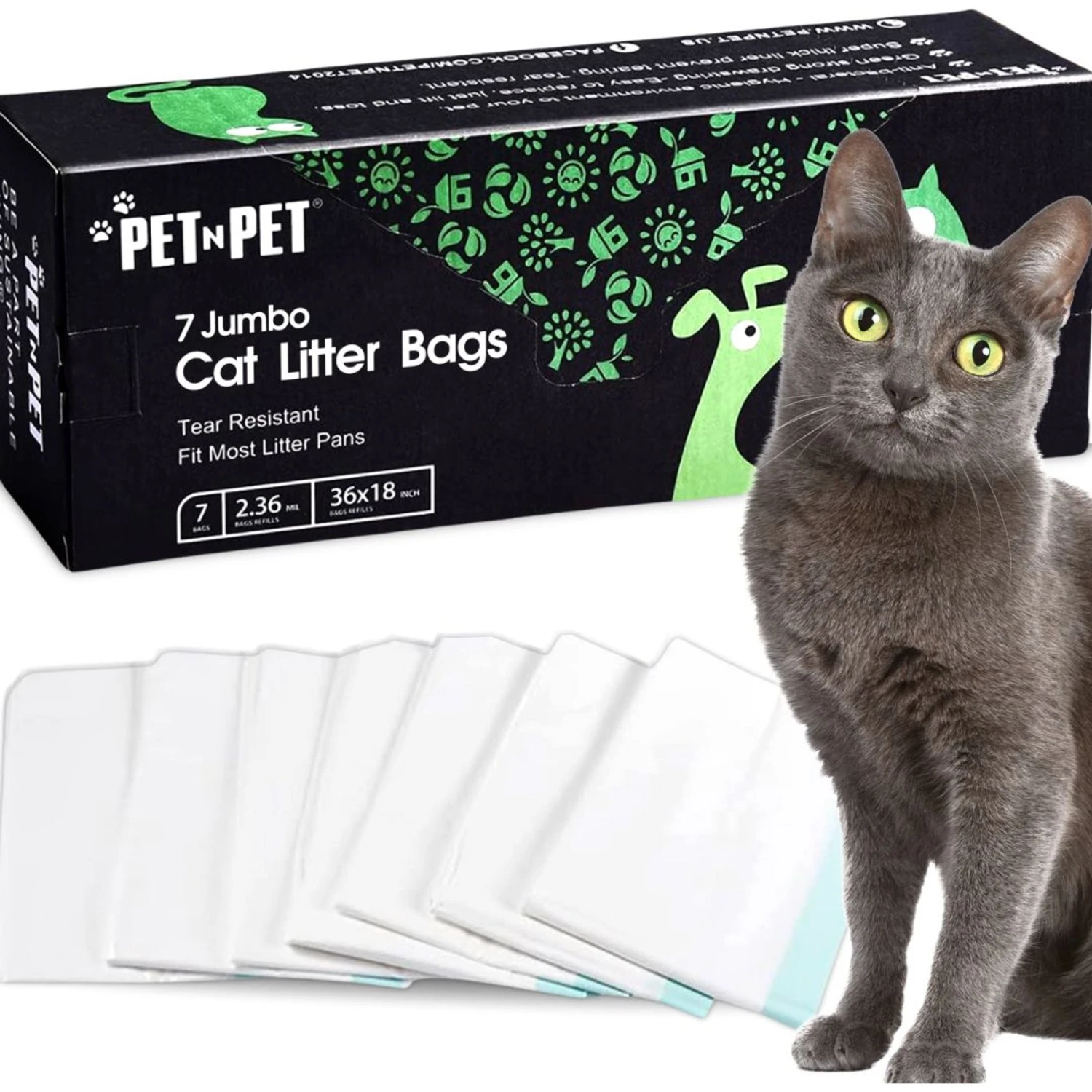 PET N PET Litter Box Liner, Jumbo 3 PET N PET Litter Box Liner, Jumbo