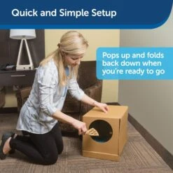 PetSafe Disposable Collapsible Litter Box With ScoopFree Crystal Litter -Trixie || Catit || Nature's Miracle Shop 166221 PT2. AC SS1800 V1700155501