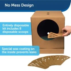 PetSafe Disposable Collapsible Litter Box With ScoopFree Crystal Litter -Trixie || Catit || Nature's Miracle Shop 166221 PT3. AC SS1800 V1700155508