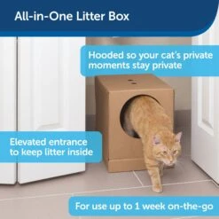 PetSafe Disposable Collapsible Litter Box With ScoopFree Crystal Litter -Trixie || Catit || Nature's Miracle Shop 166221 PT6. AC SS1800 V1700155518
