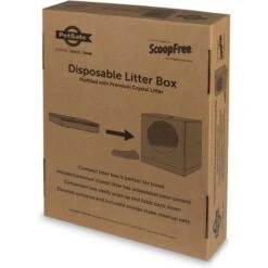 PetSafe Disposable Collapsible Litter Box With ScoopFree Crystal Litter -Trixie || Catit || Nature's Miracle Shop 166221 PT8. AC SS1800 V1700155519