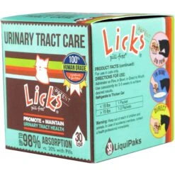 Licks Pill-Free URINARY TRACT CARE Cat Supplement