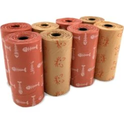 Fresh Kitty Deluxe Cat Litter Scoop Waste Bag Refills, Color Varies -Trixie || Catit || Nature's Miracle Shop 166728 PT4. AC SS1800 V1556134628