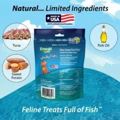 Emerald Pet Wholly Fish! Tuna Recipe Cat Treats 15 Emerald Pet Wholly Fish! Tuna Recipe Cat Treats -Trixie || Catit || Nature's Miracle Shop 169043 PT6. AC SS1800 V1667598633