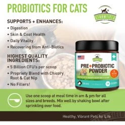 Strawfield Pets Pre + Probiotic Powder Cat Supplement -Trixie || Catit || Nature's Miracle Shop 169441 PT6. AC SS1800 V1557864757
