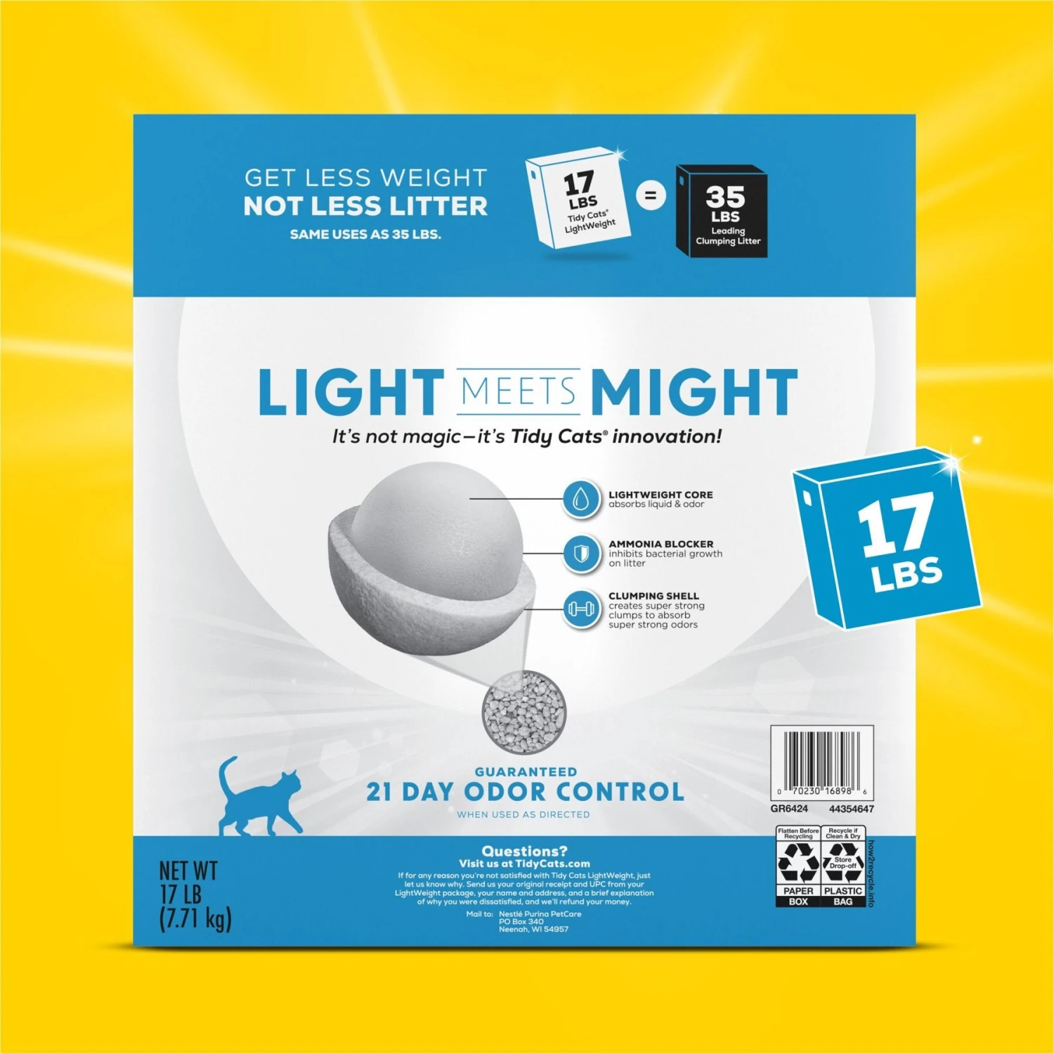 Tidy Cats Lightweight Instant Action Scented Clumping Clay Cat Litter 5 Tidy Cats Lightweight Instant Action Scented Clumping Clay Cat Litter - Image 3