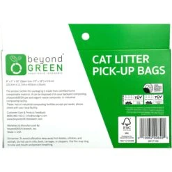 BeyondGREEN Plant-Based Cat Litter Waste Bags -Trixie || Catit || Nature's Miracle Shop 172572 PT2. AC SS1800 V1702062098