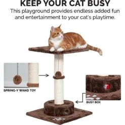 Tiger Tough Scratching Post 22.5-in Faux Fur Cat Tree -Trixie || Catit || Nature's Miracle Shop 173194 PT4. AC SS1800 V1618276924
